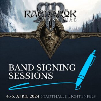 Autogrammstunden auf dem Ragnarök Festival