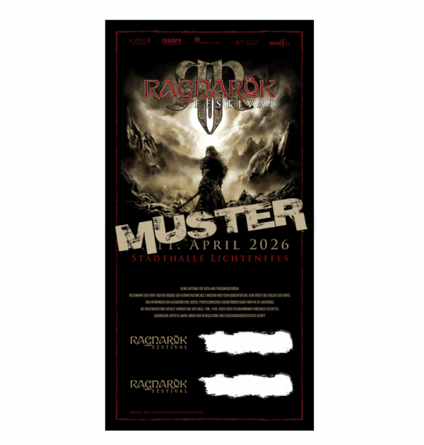 3 Day Festivalticket